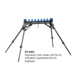 STOJAK DO WĘDEK 50cm